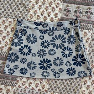 Mod Floral Mini Skirt
